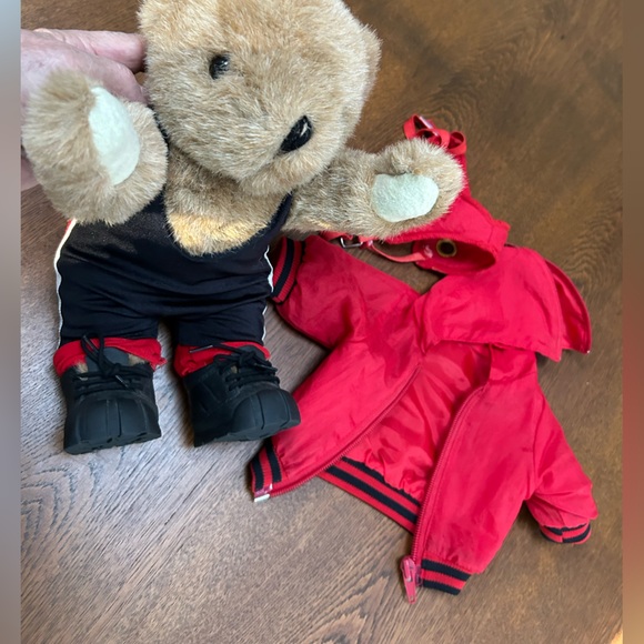 Rare Wrestler Bear—Vintage Tender Heart Treasures wrestler Teddy 1993 Jointed. - Picture 8 of 10